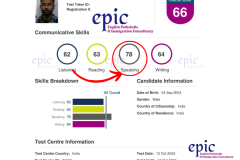 pte result - 26