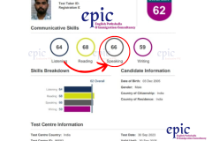 pte result - 27