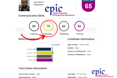 pte result - 29