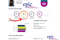 pte result - 31